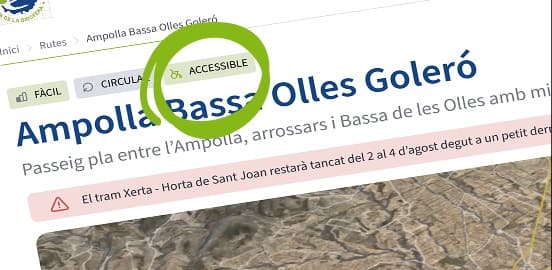 Identification of accessible routes