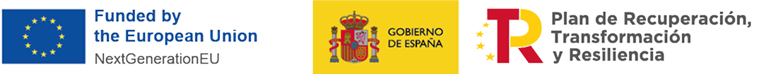 Funded by the European Union // Gobierno de España // Pla de Recuperació, Transformació i Resiliència