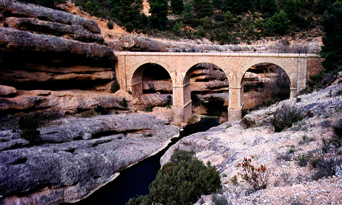 des familles qui marchent sur le pont